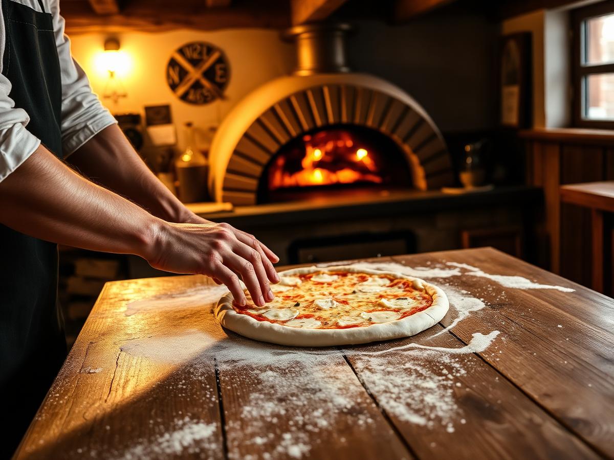 Peka pizze v krušni peči